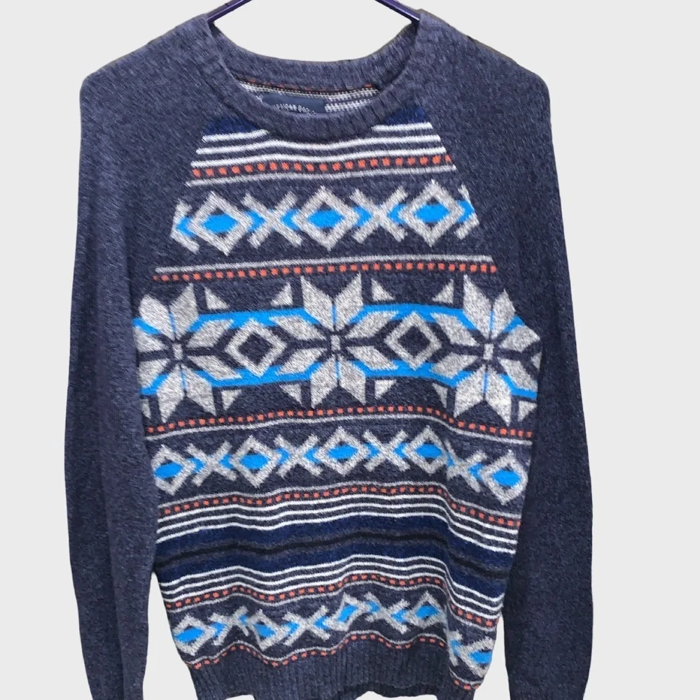 Men's American Eagle Nordic Sweater - Size XS but very oversized